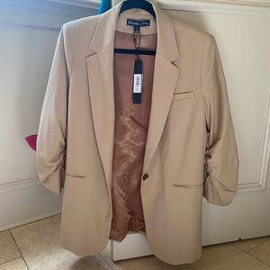 Elizabeth and James Heather Blazer